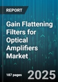 Gain Flattening Filters for Optical Amplifiers Market by Filter Type (Fiber Bragg Grating, Planar Lightwave Circuit, Thin Film), Application (Cable Television, Long Haul Transmission, Submarine Transmission), Wavelength - Global Forecast 2025-2030- Product Image