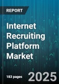 Internet Recruiting Platform Market by Component (Services, Software), Deployment Mode (Cloud, On Premises), Enterprise Size, Vertical - Global Forecast 2025-2030- Product Image