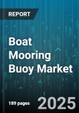 Boat Mooring Buoy Market by Material (Foam-Filled, Polyethylene, Rubber), Installation Type (Deadweight, Pile, Screwpile), Application, Distribution Channel, Product Type - Global Forecast 2025-2030- Product Image