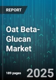 Oat Beta-Glucan Market by Application (Animal Feed, Cosmetics, Dietary Supplements), Form (Granules, Liquid, Powder), Grade, Distribution Channel, End User - Global Forecast 2025-2030- Product Image