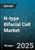 N-type Bifacial Cell Market by Technology (HJT, TOPCon), Application (Commercial, Residential, Utility), Mounting, Efficiency Grade, Sales Channel - Global Forecast 2025-2030- Product Image