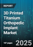 3D Printed Titanium Orthopedic Implant Market by Application (Dental, Joint Replacement, Spine), Implant Type (Plates, Prostheses, Screws), End User, Printing Technique, Material Grade - Global Forecast 2025-2030- Product Image