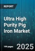 Ultra High Purity Pig Iron Market by Purity Grade (99.5 To 99.7, 99.7 And Above, Below 99.5), Type (Blast Furnace, Electrothermic), Application, Form, End Use Industry - Global Forecast 2025-2030- Product Image