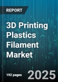 3D Printing Plastics Filament Market by Material Type (Abs, Nylon, Petg), Technology (Dlp, Fdm, Mjf), End Use, Industry, Distribution Channel - Global Forecast 2025-2030- Product Image