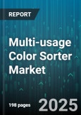 Multi-usage Color Sorter Market by Application (Food Sorting, Mineral Sorting, Pharmaceuticals), Technology (Hyperspectral Imaging, Near Infrared, Visible Color), End User, Grain Type, Capacity - Global Forecast 2025-2030- Product Image
