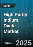 High Purity Indium Oxide Market by Application (Flat Panel Displays, Gas Sensors, Solar Cells), End Use Industry (Automotive, Electronics, Energy), Product Form, Purity Grade, Production Technique - Global Forecast 2025-2030- Product Image
