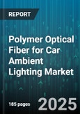 Polymer Optical Fiber for Car Ambient Lighting Market by Vehicle Type (Commercial Vehicle, Passenger Car), Application (Dashboard, Door Panel, Footwell), Installation, Fiber Type, Light Source, Color - Global Forecast 2025-2030- Product Image