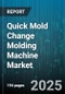 Quick Mold Change Molding Machine Market by Machine Type (Horizontal, Hybrid, Vertical), Drive (Electric, Hybrid, Hydraulic), Clamping Force Range, Mold Change Mechanism, Application, Raw Material Type - Global Forecast 2025-2030 - Product Thumbnail Image