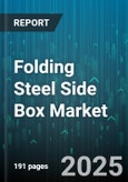 Folding Steel Side Box Market by End Use Industry (Agriculture, Construction, Logistics), Vehicle Type (Heavy Duty, Light Duty, Medium Duty), Distribution Channel, Product Type, Material, Load Capacity - Global Forecast 2025-2030- Product Image