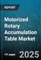 Motorized Rotary Accumulation Table Market by Drive Type (Belt Driven, Chain Driven), Load Capacity (20 To 50Kg, Above 50Kg, Up To 20Kg), End Use Industry, Automation Level, Sales Channel - Global Forecast 2025-2030 - Product Thumbnail Image