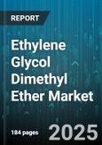 Ethylene Glycol Dimethyl Ether Market by Application (Carrier Fluid, Chemical Intermediate, Extraction Agent), Product Type (Electronic Grade, Industrial Grade, Reagent Grade), End Use Industry, Distribution Channel - Global Forecast 2025-2030- Product Image