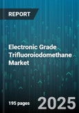 Electronic Grade Trifluoroiodomethane Market by Application (Electronic Cleaning, Fiber Optics, Research & Development), Purity Grade (99.9%, 99.99%, 99.999%), End User Industry, Packaging Type, Distribution Channel - Global Forecast 2025-2030- Product Image