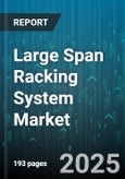 Large Span Racking System Market by Racking Type (Mezzanine, Multi Tier, Single Tier), End User Industry (Automotive, E-Commerce & Logistics, Food & Beverage), Installation Type, Load Capacity, Material, Sales Channel - Global Forecast 2025-2030- Product Image