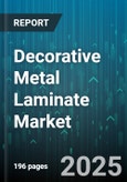 Decorative Metal Laminate Market by Application (Appliance Panels, Ceiling Panels, Elevator Interiors), End User (Commercial, Industrial, Institutional), Product Type, Metal Type, Surface Finish, Thickness, Sales Channel - Global Forecast 2025-2030- Product Image