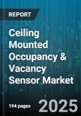 Ceiling Mounted Occupancy & Vacancy Sensor Market by Technology (Dual Technology, Microwave, Passive Infrared), End Use (Commercial, Industrial, Residential), Product Type, Connectivity, Application, Distribution Channel - Global Forecast 2025-2030- Product Image