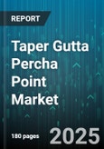 Taper Gutta Percha Point Market by End User (Academic And Research Institutes, Dental Clinics, Hospitals), Taper Type (0.02 Taper, 0.04 Taper, 0.06 Taper), Material Type, Distribution Channel, Application - Global Forecast 2025-2030- Product Image