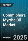 Commiphora Myrrha Oil Market by Application (Aromatherapy, Cosmetics, Food And Beverage), End Use (Cosmetic, Food And Beverage, Personal Care), Grade, Distribution Channel, Extraction Method, Product Form - Global Forecast 2025-2030- Product Image
