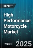 High Performance Motorcycle Market by Engine Capacity (500 To 750 Cc, 750 To 1000 Cc, Over 1000 Cc), Motorcycle Type (Sport Touring, Superbike, Supersport), Fuel Type, Distribution Channel, End User, Technology - Global Forecast 2025-2030- Product Image