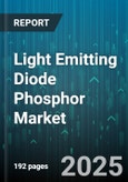 Light Emitting Diode Phosphor Market by Type (Nitride Based, Silicate Based, Sulfide Based), Application (Automotive Lighting, Backlighting, Horticultural Lighting), End Use Industry, Product Form, Particle Size - Global Forecast 2025-2030- Product Image