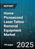 Home Picosecond Laser Tattoo Removal Equipment Market by Distribution Channel (Offline Retail, Online Retail), End User (Individual Consumer, Professional Service Provider), Product Type, Application, Price Range, Power Output - Global Forecast 2025-2030- Product Image
