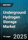Underground Hydrogen Storage Market by Storage Technique (Compressed Hydrogen Storage, Liquefied Hydrogen Storage, Metal Hydride Storage), Storage Medium (Aquifer, Depleted Reservoir, Mined Cavity), Application, Capacity, End User - Global Forecast 2025-2030- Product Image