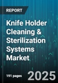 Knife Holder Cleaning & Sterilization Systems Market by Product Type (Autoclaves, Chemical Sterilizers, Ultrasonic Cleaners), End User (Clinics, Dental Clinics, Food Processing Units), Operation Mode, Distribution Channel - Global Forecast 2025-2030- Product Image