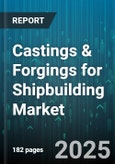 Castings & Forgings for Shipbuilding Market by Component Type (Engine Components, Fasteners, Hull Structure), Material Type (Aluminum, Bronze, Copper Alloy), Process Type, Application, End Use Vessel Type - Global Forecast 2025-2030- Product Image