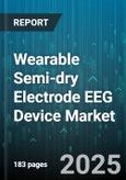 Wearable Semi-dry Electrode EEG Device Market by Application (Clinical Diagnostics, Home Health Monitoring, Research), End User (Clinics, Home Users, Hospitals), Distribution Channel, Channel Count, Age Group - Global Forecast 2025-2030- Product Image