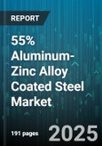 55% Aluminum-Zinc Alloy Coated Steel Market by End Use Industry (Appliance, Automotive, Building and Construction), Coating Weight (Heavy, Light, Medium), Coating Form, Thickness, Sales Channel, Purchase Type - Global Forecast 2025-2030- Product Image