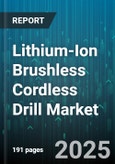 Lithium-Ion Brushless Cordless Drill Market by Battery Voltage (18-36V, <18V, >36V), End User (Automotive, DIY Enthusiast, Professional), Application, Drill Type, Distribution Channel - Global Forecast 2025-2030- Product Image