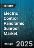 Electric Control Panoramic Sunroof Market by Vehicle Type (Commercial Vehicle, Passenger Car), Control Type (Automatic, Manual, Semi Automatic), Actuation Mechanism, Sales Channel, Vehicle Class - Global Forecast 2025-2030- Product Image