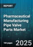 Pharmaceutical Manufacturing Pipe Valve Parts Market by Type (Ball Valve, Butterfly Valve, Check Valve), Material (Alloy, Carbon Steel, Plastic), End Connection, Actuation, Application, Compliance - Global Forecast 2025-2030- Product Image