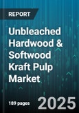 Unbleached Hardwood & Softwood Kraft Pulp Market by Application (Paper and Board, Specialty, Tissue), Grade (Dissolving Pulp, Packaging Board, Tissue Pulp), Type, End Use, Form, Sales Channel - Global Forecast 2025-2030- Product Image