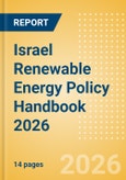 Israel Renewable Energy Policy Handbook 2026- Product Image