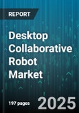 Desktop Collaborative Robot Market by Application (Assembly, Dispensing, Machine Tending), End User Industry (Automotive, Consumer Goods, Electrical & Electronics), Payload Capacity, Axis - Global Forecast 2025-2030- Product Image