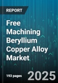 Free Machining Beryllium Copper Alloy Market by End Use Industry (Aerospace, Automotive, Electronics), Form (Bar, Plate, Rod), Application, Grade, Distribution Channel - Global Forecast 2025-2030- Product Image