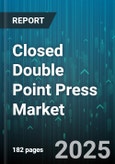 Closed Double Point Press Market by Application (Label, Packaging, Publication), Product Type (Horizontal, Rotary, Vertical), Technology, End User, Press Speed, Automation Level - Global Forecast 2025-2030- Product Image