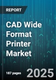 CAD Wide Format Printer Market by Printhead Type (Piezoelectric, Thermal), Sales Channel (Direct Sales, Distributor, Online Sales), Product Type, End User, Application, Ink Type - Global Forecast 2025-2030- Product Image