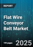 Flat Wire Conveyor Belt Market by Application (Automotive, Food Processing, Logistics), End User (Automotive, E-commerce, Food & Beverage), Material, Belt Width, Drive Type - Global Forecast 2025-2030- Product Image