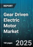 Gear Driven Electric Motor Market by Gear Type (Bevel, Helical, Planetary), Motor Type (Ac Geared Motor, Dc Geared Motor), Power Output, End User Industry - Global Forecast 2025-2030- Product Image