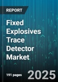 Fixed Explosives Trace Detector Market by Product Type (Handheld Detector, Portal Detector, Robot Mounted Detector), Detection Technology (Colorimetric, Ion Mobility Spectrometry, Mass Spectrometry), End User, Application, Distribution Channel - Global Forecast 2025-2030- Product Image
