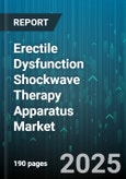Erectile Dysfunction Shockwave Therapy Apparatus Market by Technology (Focused Shockwave, Radial Shockwave), Hospitals (Community Hospitals, Teaching Hospitals), Specialty Clinics - Global Forecast 2025-2030- Product Image