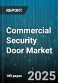 Commercial Security Door Market by Door Type (Folding, Revolving, Rolling Shutter), Material (Aluminum, Frp, Glass), End User, Security Level, Distribution Channel - Global Forecast 2025-2030- Product Image