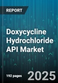Doxycycline Hydrochloride API Market by Product Type (Doxycycline Hyclate, Doxycycline Monohydrate), Application (Human, Veterinary), Route of Administration, Purity Grade, End User - Global Forecast 2025-2030- Product Image