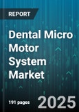 Dental Micro Motor System Market by Type (Air Micro Motor, Electric Micro Motor), End-user (Dental Clinics, Dental Labs, Hospitals), Application, Mode, Accessories - Global Forecast 2025-2030- Product Image
