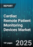 Cardiac Remote Patient Monitoring Devices Market by Product Type, Application, End User, Connectivity Technology, Technology - Global Forecast 2025-2030- Product Image