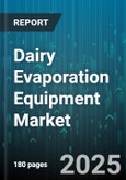 Dairy Evaporation Equipment Market by Evaporator Type, Technology Type, Capacity Type, Application Type, End User Type, Distribution Channel - Global Forecast 2025-2030- Product Image