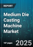 Medium Die Casting Machine Market by Alloy Type (Aluminum, Magnesium, Zinc), Machine Type (Cold Chamber, Hot Chamber), Application, Clamping Force - Global Forecast 2025-2030- Product Image
