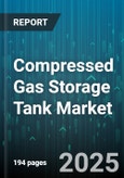 Compressed Gas Storage Tank Market by Gas Type, End User Industry, Material Type, Pressure Range, Storage Mode, Capacity Range, Distribution Channel - Global Forecast 2025-2030- Product Image