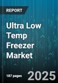 Ultra Low Temp Freezer Market by Technology (Cascade Refrigeration, Single Stage Refrigeration), Type (Chest, Upright), Capacity, End User, Application - Global Forecast 2025-2030- Product Image
